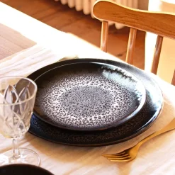 Céladon Paris Petite assiette | Noir écume Sale
