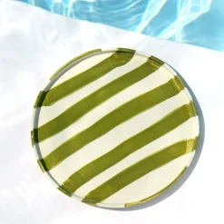 Céladon Paris Petite assiette | Vert Linhas New