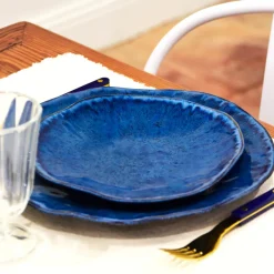 Céladon Paris Petite assiette Onda | Bleu abyssal