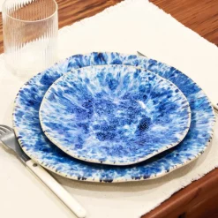 Céladon Paris Petite assiette Onda | Bleu écume Sale