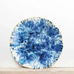 Céladon Paris Petite assiette Onda | Bleu écume Sale