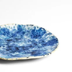 Céladon Paris Petite assiette Onda | Bleu écume Sale