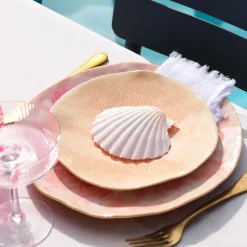 Céladon Paris Petite assiette Onda | Corail doré Sale