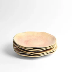 Céladon Paris Petite assiette Onda | Corail doré Sale