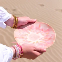 Céladon Paris Petite assiette Onda | Rose anémone Outlet