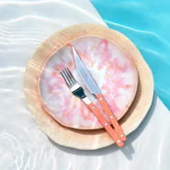 Céladon Paris Petite assiette Onda | Rose anémone Outlet