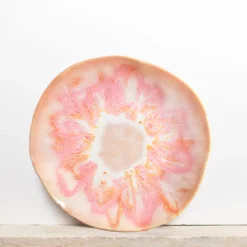Céladon Paris Petite assiette Onda | Rose anémone Outlet