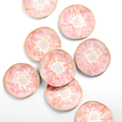 Céladon Paris Petite assiette Onda | Rose anémone Outlet