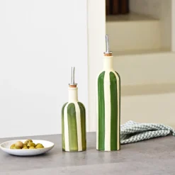 Céladon Paris Petite bouteille d'huile | Vert Linhas Sale