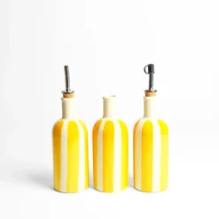 Céladon Paris Petite bouteille d'huile | Jaune Linhas Outlet
