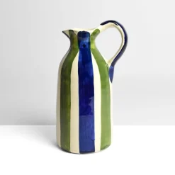 Céladon Paris Pichet | Bleu & Vert Linhas Sale
