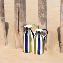 Céladon Paris Pichet | Bleu & Vert Linhas Sale
