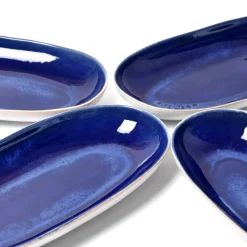 Céladon Paris Plat de service L | Bleu odyssée Discount