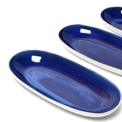 Céladon Paris Plat de service L | Bleu odyssée Discount