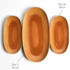 Céladon Paris Plat de service L | Terracotta sienna Best