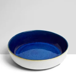 Céladon Paris Plat de service rond | Bleu odyssée New