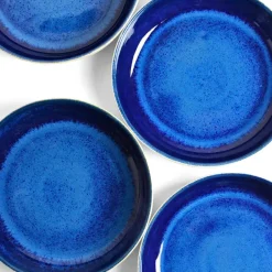 Céladon Paris Plat de service rond | Bleu odyssée New