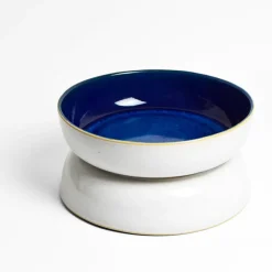 Céladon Paris Plat de service rond | Bleu odyssée New