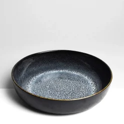 Céladon Paris Plat de service rond | Noir écume New