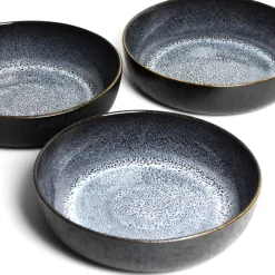 Céladon Paris Plat de service rond | Noir écume New