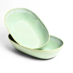 Céladon Paris Plat de service XL | Vert audacieux Outlet