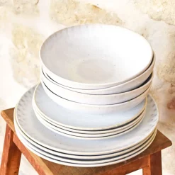 Céladon Paris Service pour 4 | Blanc audacieux Discount