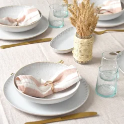 Céladon Paris Service pour 4 | Blanc audacieux Discount