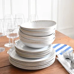 Céladon Paris Service pour 6 | Blanc audacieux Discount