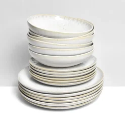 Céladon Paris Service pour 6 | Blanc audacieux Discount