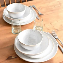 Céladon Paris Service pour 2 | Blanc audacieux New