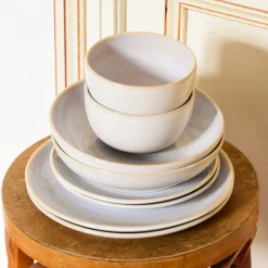 Céladon Paris Service pour 2 | Blanc nacré Outlet