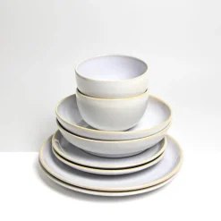 Céladon Paris Service pour 2 | Blanc nacré Outlet