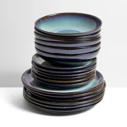 Céladon Paris Service pour 6 | Bleu brume Discount