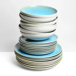 Céladon Paris Service pour 8 | Bleu água Sale