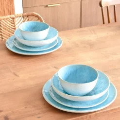 Céladon Paris Service pour 2 | Bleu água New