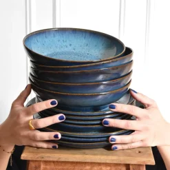 Céladon Paris Service pour 4 | Bleu Marin Discount