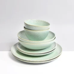 Céladon Paris Service pour 2 | Vert audacieux New