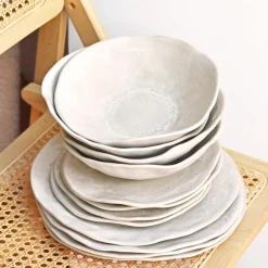 Céladon Paris Service pour 4 Onda | Beige sable