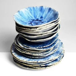 Céladon Paris Service pour 6 Onda | Bleu écume Clearance