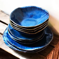 Céladon Paris Service pour 4 Onda | Bleu abyssal Clearance