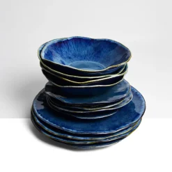 Céladon Paris Service pour 4 Onda | Bleu abyssal Clearance