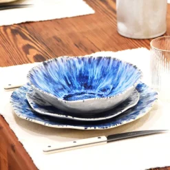 Céladon Paris Service pour 8 Onda | Bleu écume Hot