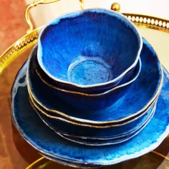 Céladon Paris Service pour 2 Onda | Bleu abyssal Discount