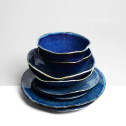 Céladon Paris Service pour 2 Onda | Bleu abyssal Discount