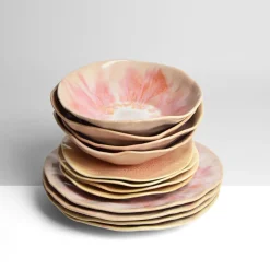 Céladon Paris Service pour 4 Onda | Mix Flamingo Sale