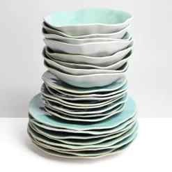 Céladon Paris Service pour 8 Onda | Vert d'eau Discount