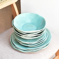 Céladon Paris Service pour 4 Onda | Vert d'eau