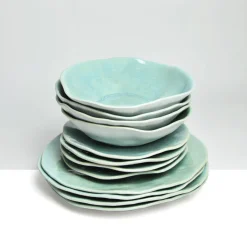 Céladon Paris Service pour 4 Onda | Vert d'eau