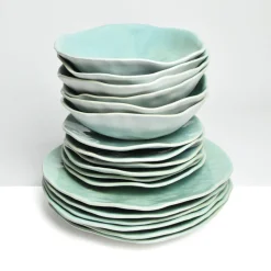 Céladon Paris Service pour 6 Onda | Vert d'eau New