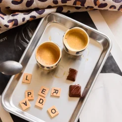 Céladon Paris Set de 2 tasses expresso | Léopard Hot